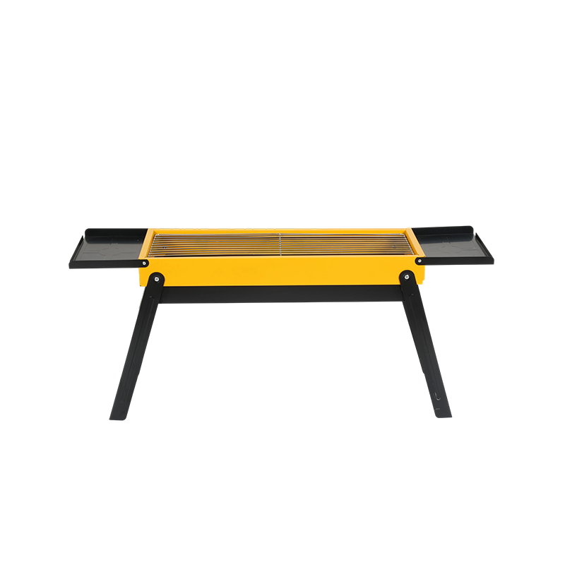 Parrilla de barbacoa de carbón plegable portátil para acampar al aire libre