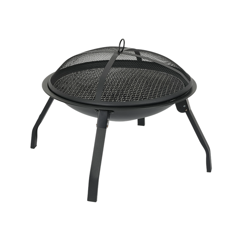 Burbuja plegable Fire Pit Cubierta de malla ignífuga Calefacción Estufa de leña