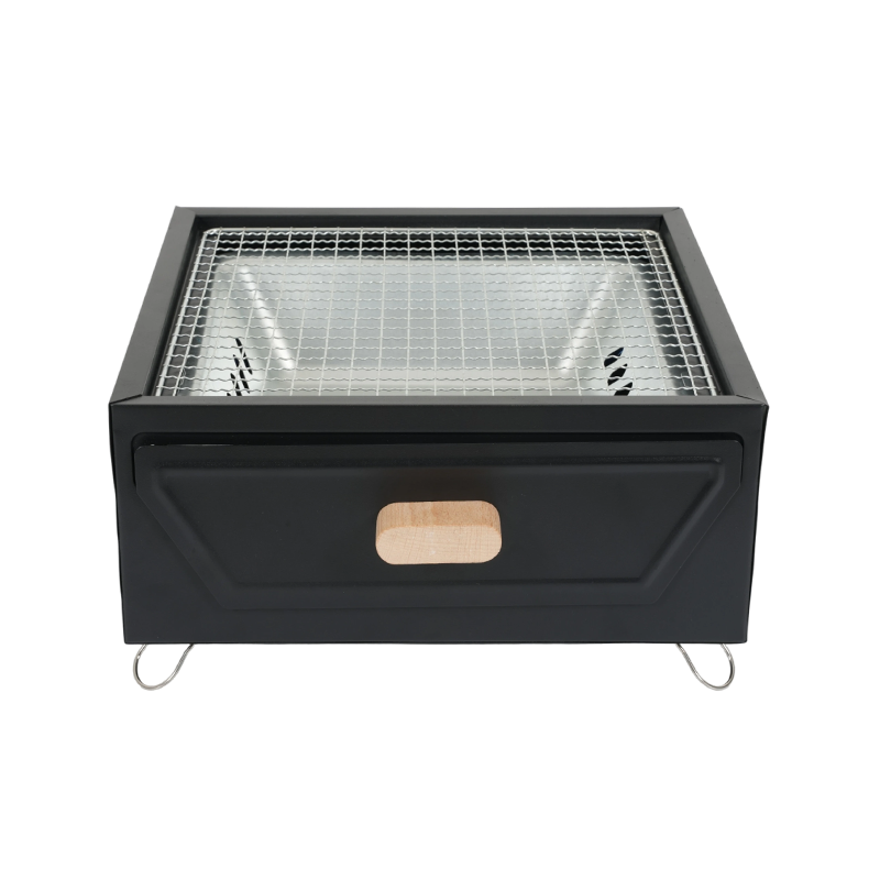 Parrilla de carbón portátil multifuncional para cocinar té con fogata al aire libre